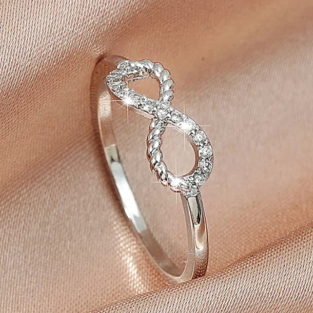 Zicron Infinite Butterfly Ring